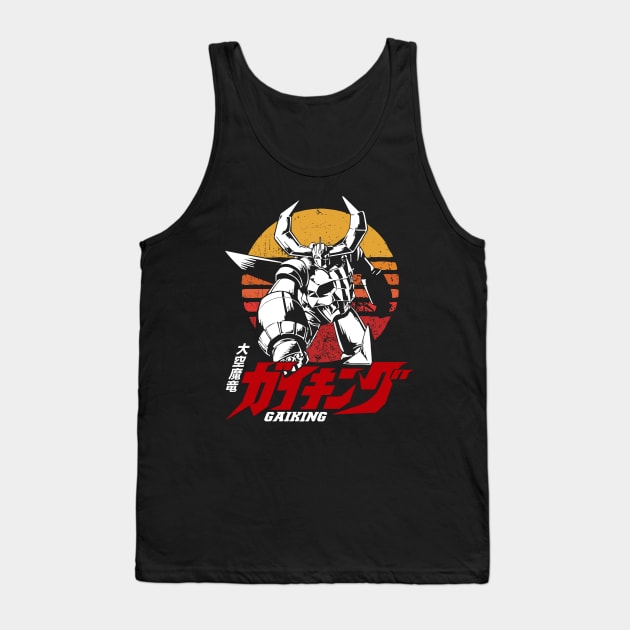 Classic Gaiking Japanese Super Robot Tank Top by TeeGo